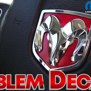 RAM 1500 Steering Wheel Head Emblem Inlays Decals 19 20 21 22 WARLOCK ONLY