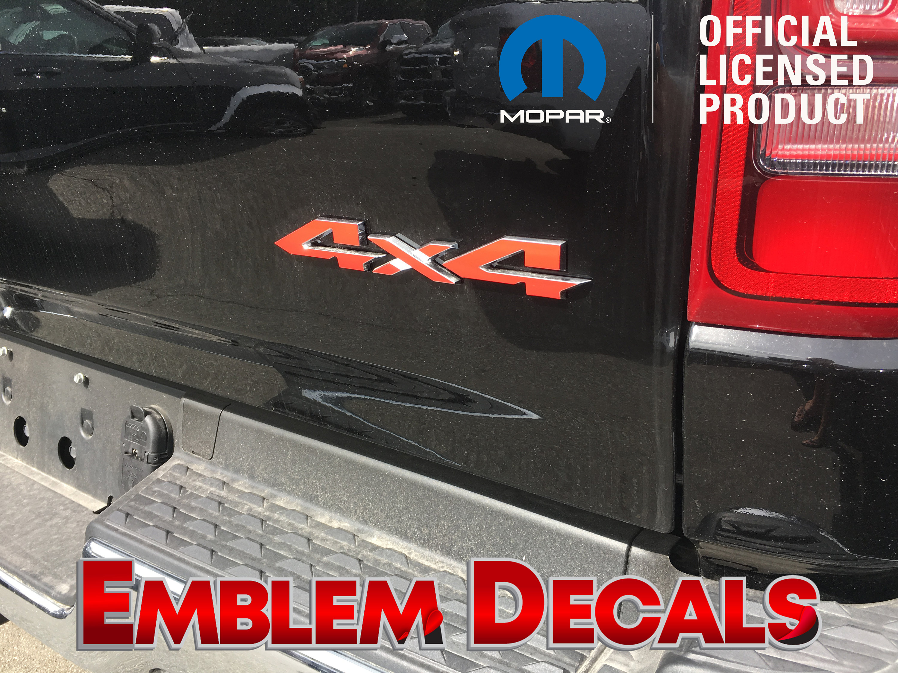 RAM 1500 DT 4x4 Tailgate Emblems Overlay Decal Etsy
