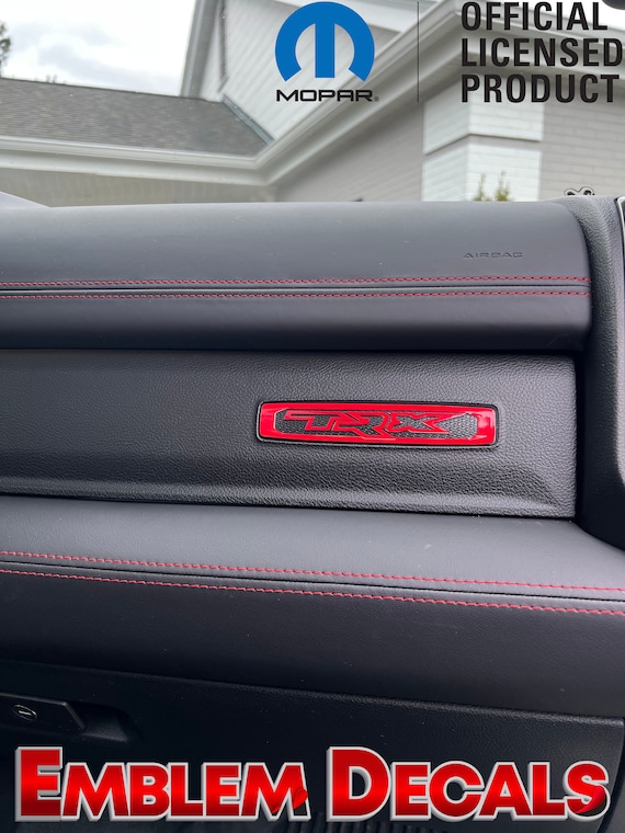 2021-2024 Ram TRX Tailgate 4x4 Emblem Overlay Decal Vinyl Stickers