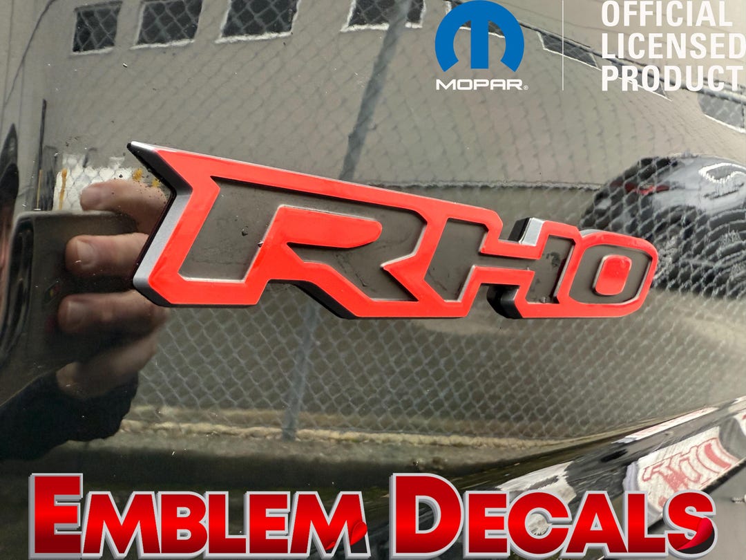 2025 2026 RAM RHO Tailgate Emblem Decal Inlay and Overlay - Etsy