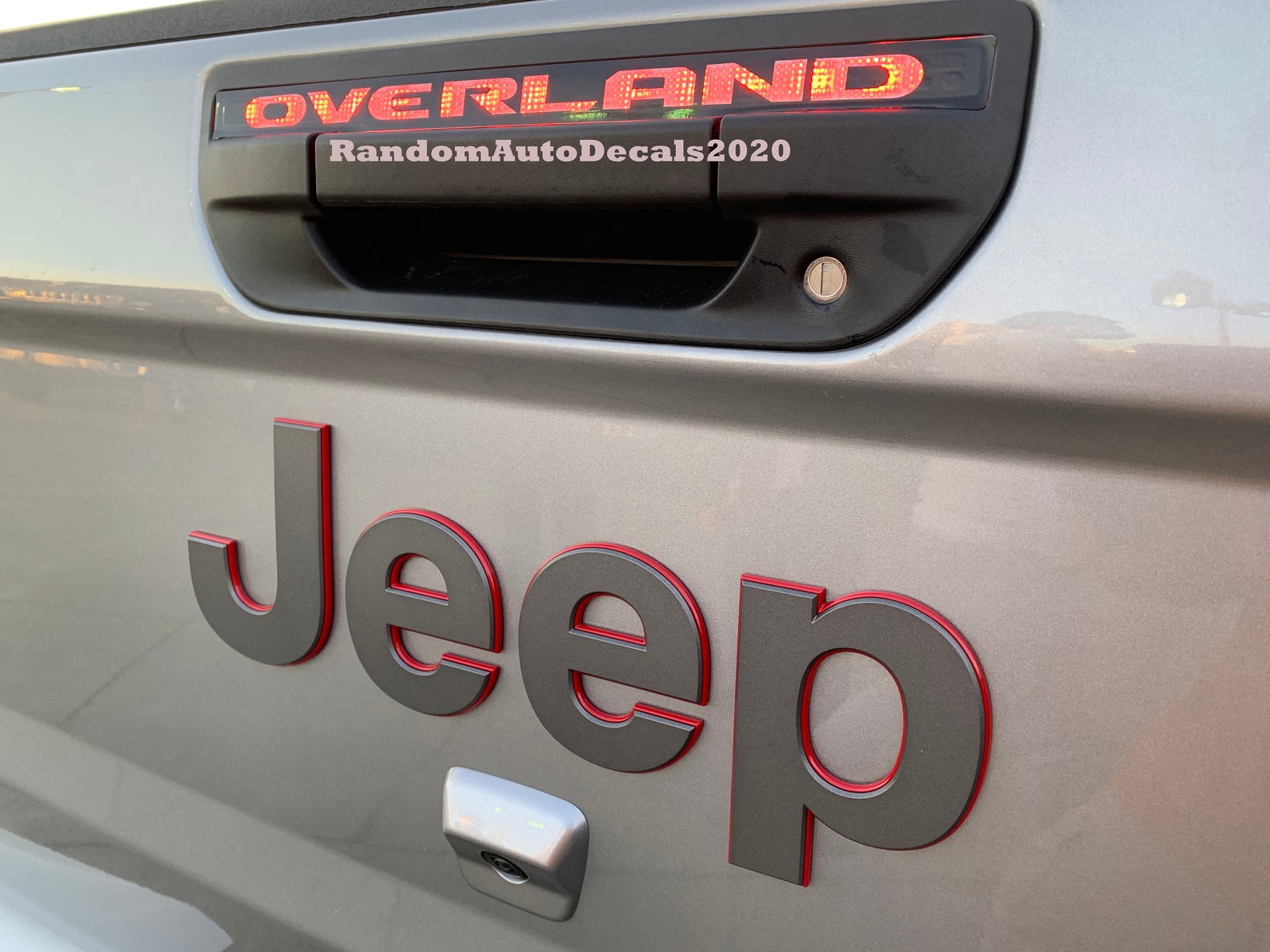 Fits Jeep Gladiator JT 3rd Brake Light Decal 2019 2020 2021 Etsy