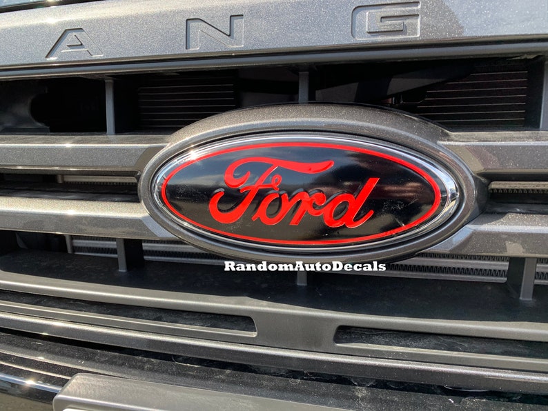 Ford Ranger GRILL OVAL Emblem Insert Decals 2019 2020 2021 Etsy.de