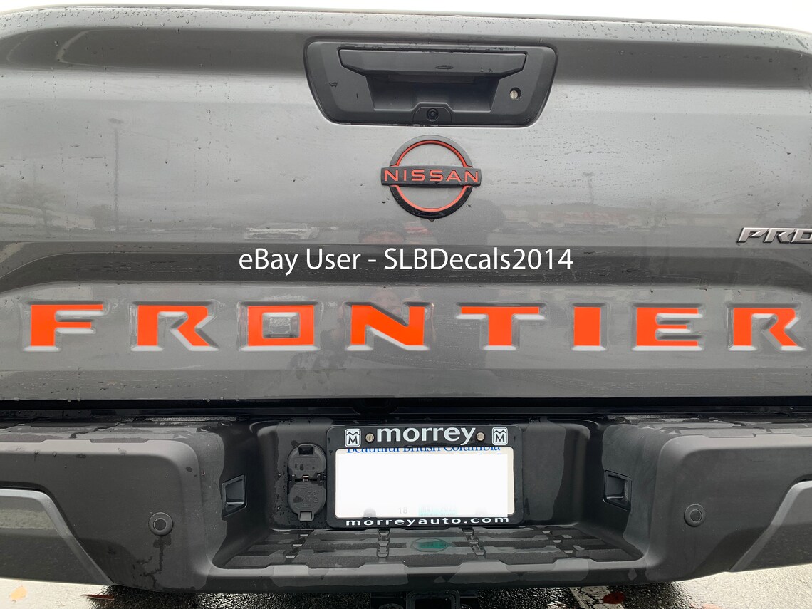 Nissan Frontier Grill and Tailgate Decals 2022 Truck Pro4x Etsy