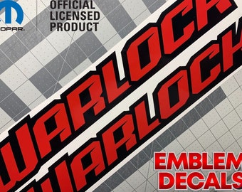 Ram 1500 DS Classic "WARLOCK" 2Tone Bed DECAL 2019 2020 2021 2022 2023 2024