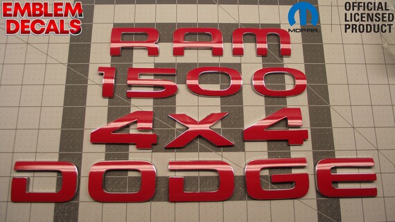 Graphic Express QG-834 Door Decal Set For 1999-2001 Dodge Ram 1500 V8 Magnum