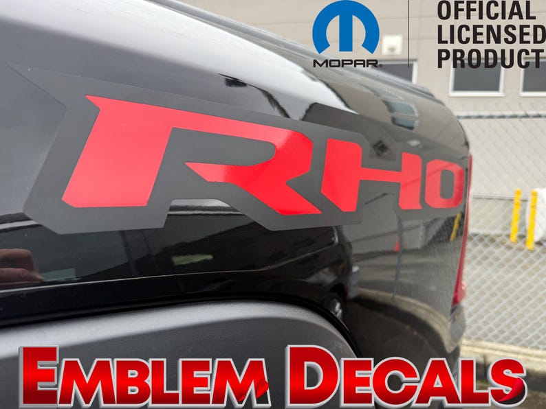 Ram 1500 RHO Bed Decal Inner Letter Inserts Overlay 2025 2026 - Etsy