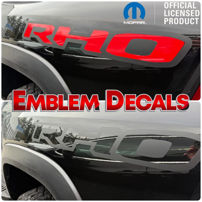 Ram Rho Rear Decal Ram 1500 RHO Bed Decal Inner Letter Inserts Overlay 2025 2026 - Etsy