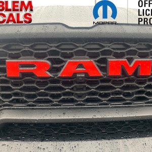 RAM REBEL 1500 DT Grill Emblem Decals 2025