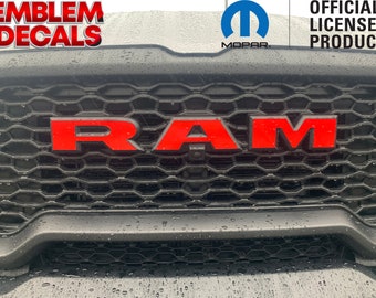 RAM 1500 DT Grill Emblem Decals 2025