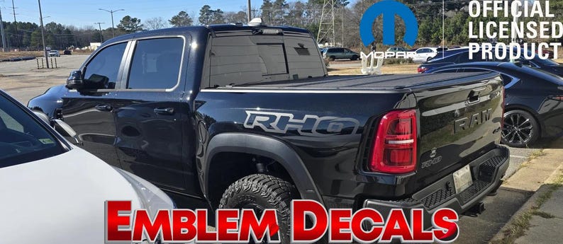 Ram 1500 RHO Solid Bed Decals Decal 2025 2026 EXACT Size to OEM - Etsy