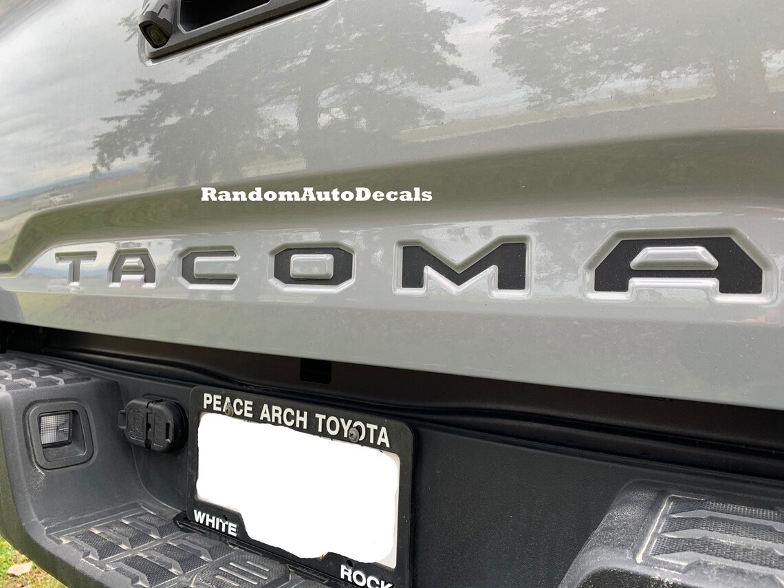 Toyota Tacoma Tailgate Indent Decals 2017 2018 2019 2020 2021 Etsy