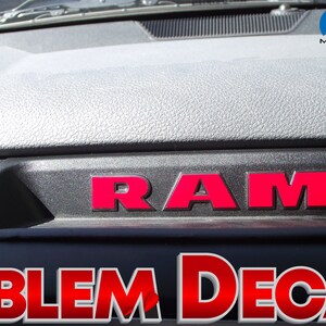 RAM 1500 4x4 Radio Lunette Console Décalcomanies 2013 2014 2015 2016 2017 2018