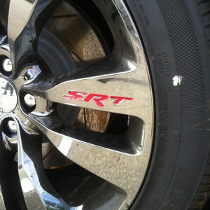 Chrysler 300 SRT Rim Indent Decal 2008 2009 2010 2011 2012 2013 2014