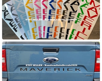 Ford Maverick Tailgate Decals 2022 2023 Truck