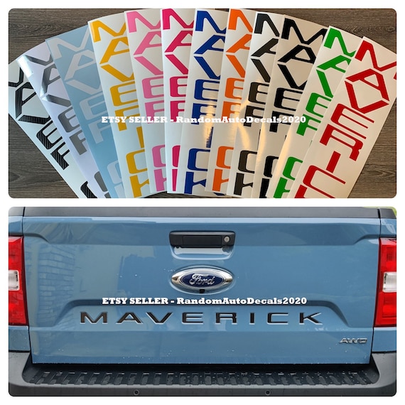 Ford Maverick Tailgate Decals 2022 2023 Truck Etsy