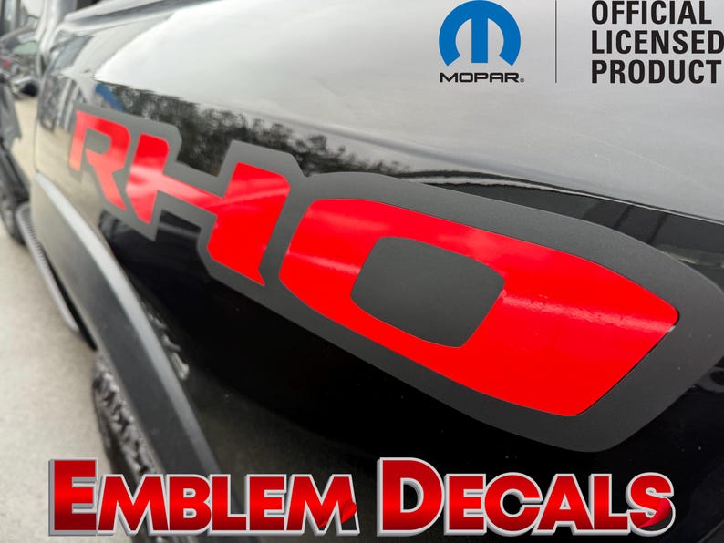 Ram 1500 RHO Bed Decal Inner Letter Inserts Overlay 2025 2026 - Etsy