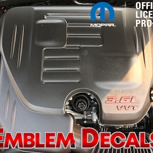 Dodge 3.6L VVT Challenger Engine Decals 11 12 13 14 15 16 17 18 19 2020