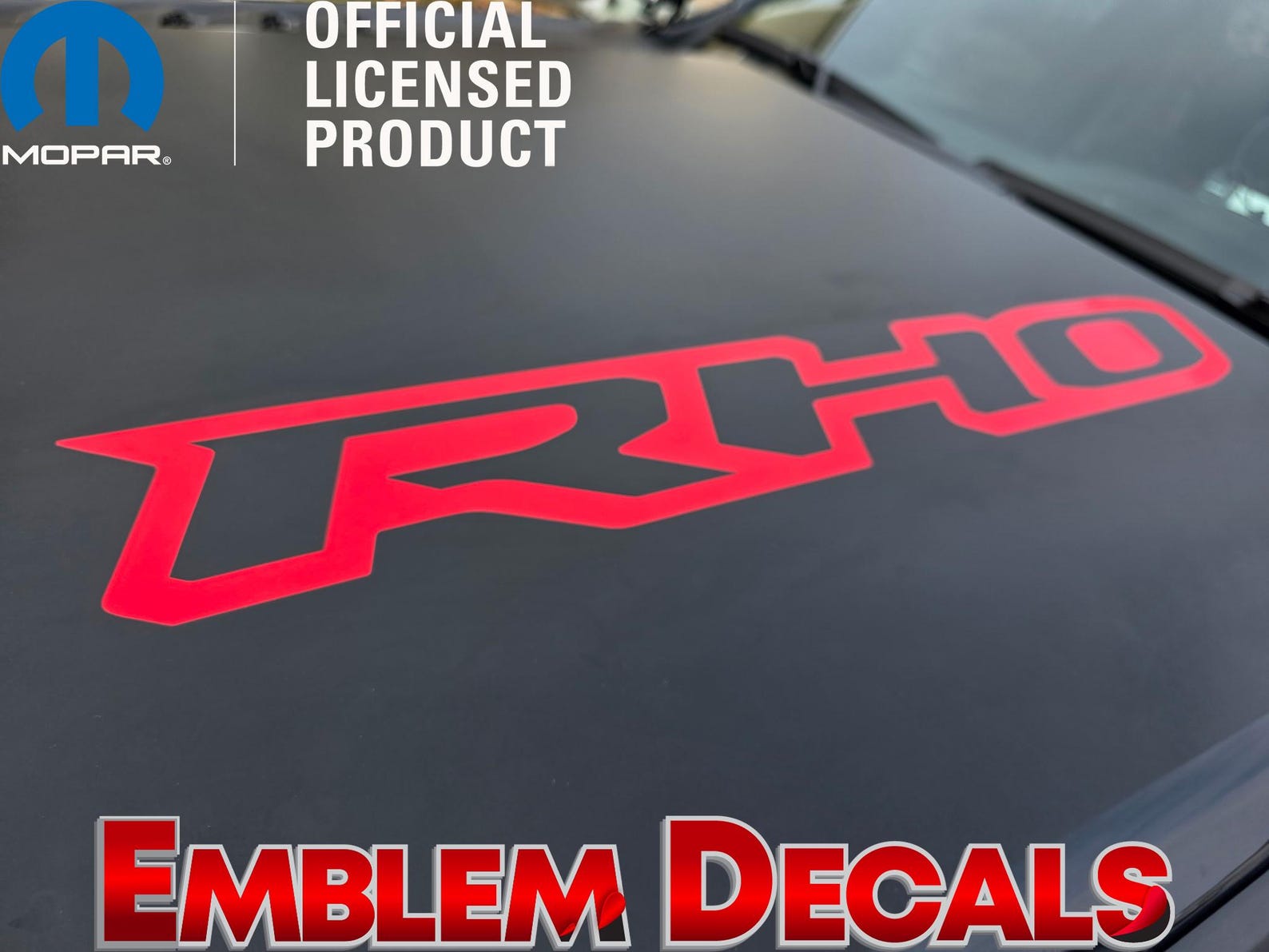 Ram Rho Rear Decal Ram 1500 RHO Hood Decal Inner Letter Inserts Overlay 2025 2026 - Etsy