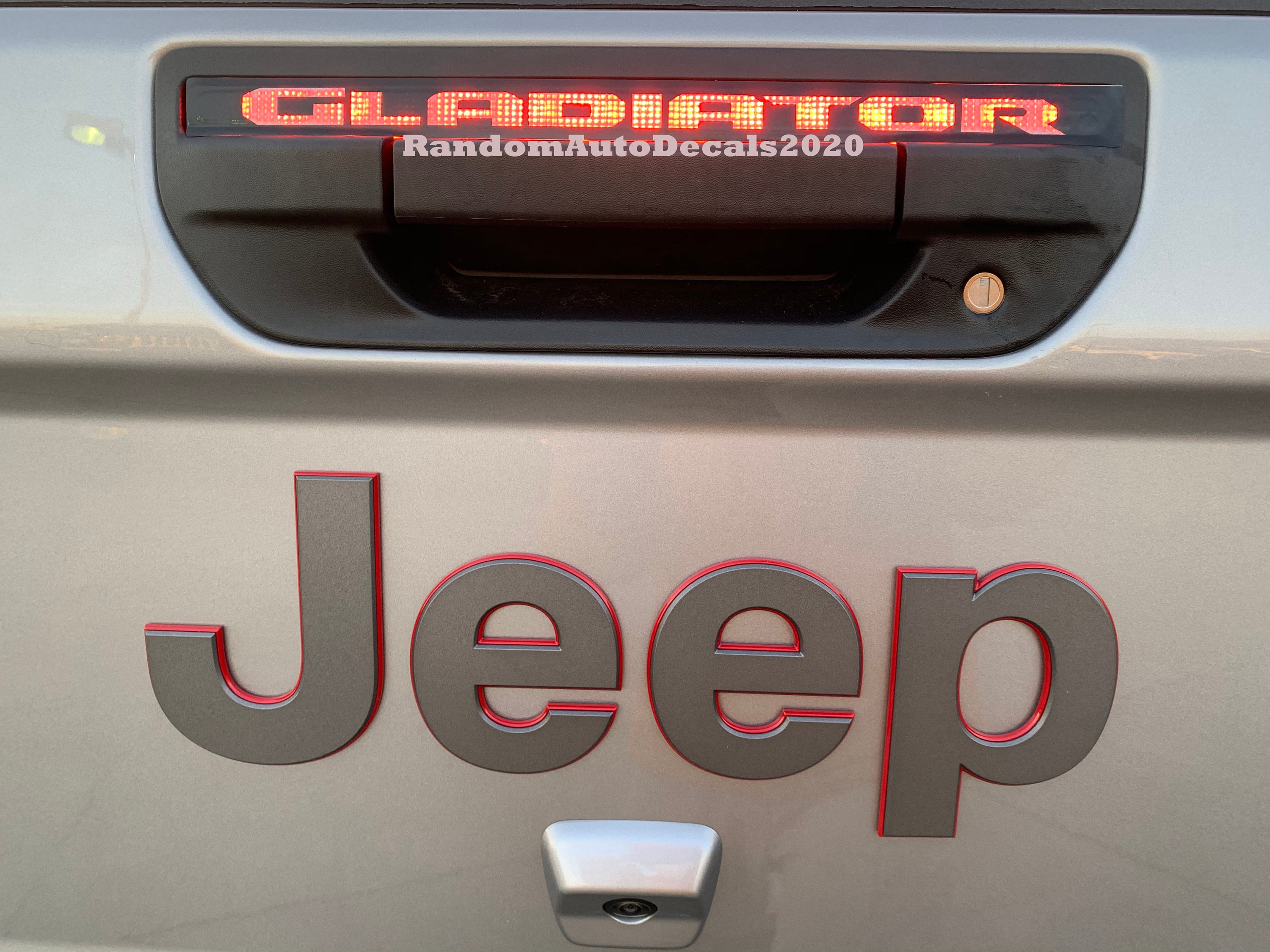 Fits Jeep Gladiator JT 3rd Brake Light Decal 2019 2020 2021 Etsy
