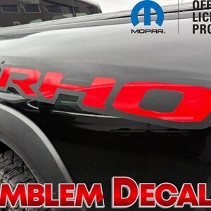 Ram 1500 RHO Bed Decal Inner Letter Inserts Overlay 2025 2026 - Etsy