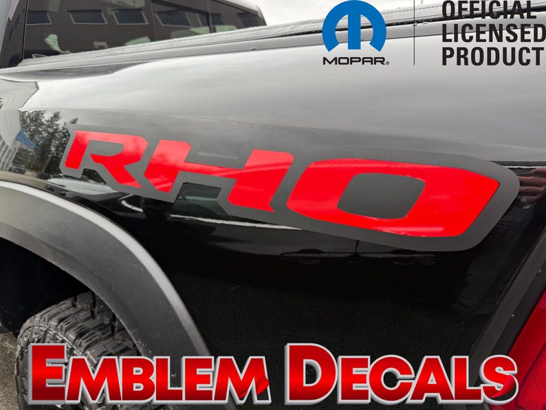 Ram 1500 RHO Bed Decal Inner Letter Inserts Overlay 2025 2026 - Etsy
