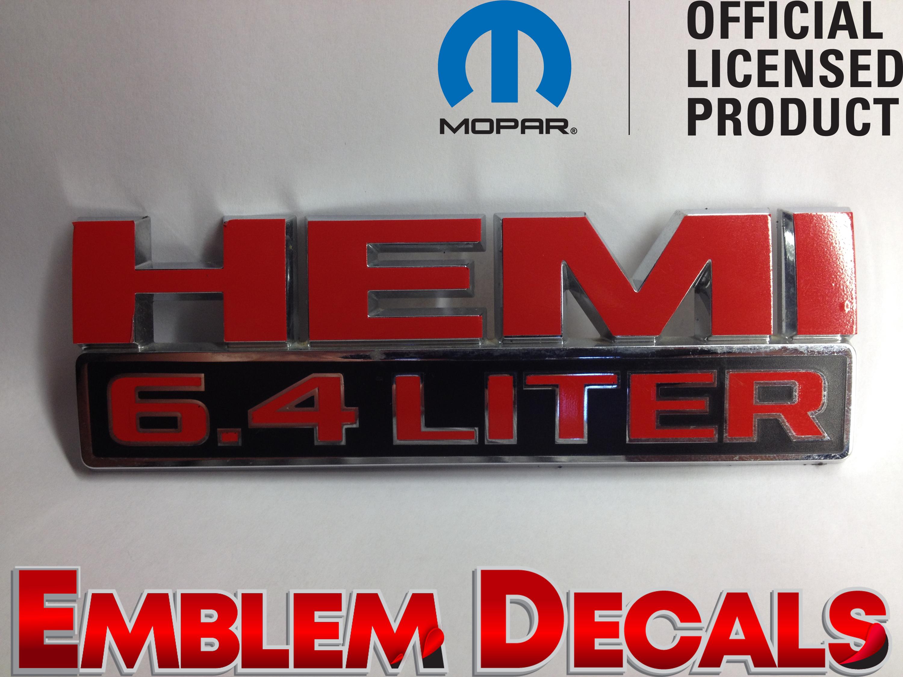 Engine Liter Emblems RAM 2500 3500