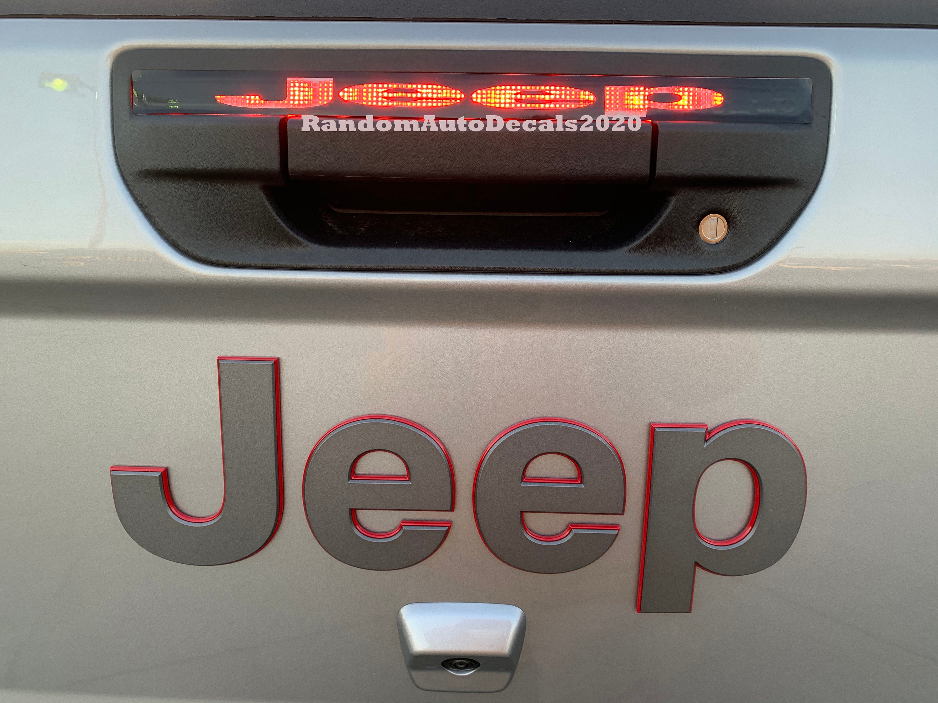 Fits Jeep Gladiator JT 3rd Brake Light Decal 2019 2020 2021 Etsy
