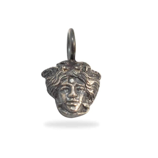 Masques de théâtre Pendentifs sterling argent, fabriqués en Italie, idée cadeau