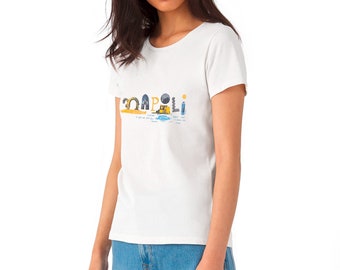 Napoli t-shirt women's - 100% cotton, gift idea