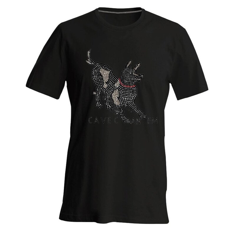 Cave Canem men/'s T-Shirt 100/% Cotton Museum Replicas Gift Idea