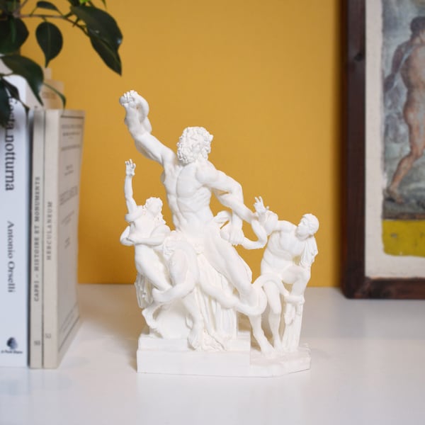 Laocoon 3d Printed - Size 3.9 inch and 7.87 inch, made in Italy, gift idea