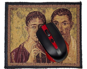 Tapestry Jacquard Mouse Pad - Made in Italy, gift idea