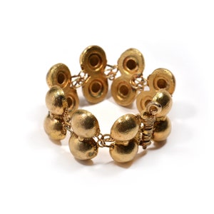 Herculaneum&#39;s Armilla bracelet 925 Silver plated 18K GOLD - copy of ancient bracelet, made in Italy, Gift Idea