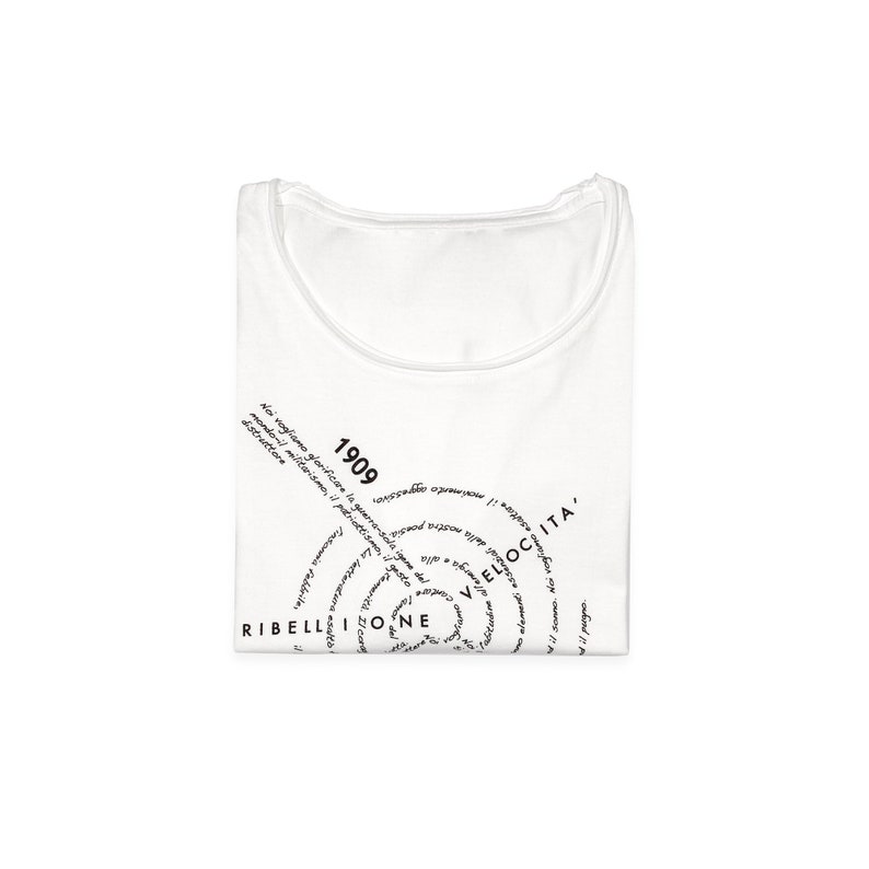 Vortice T-shirt men's 100% cotton, made in Italy, gift idea image 2