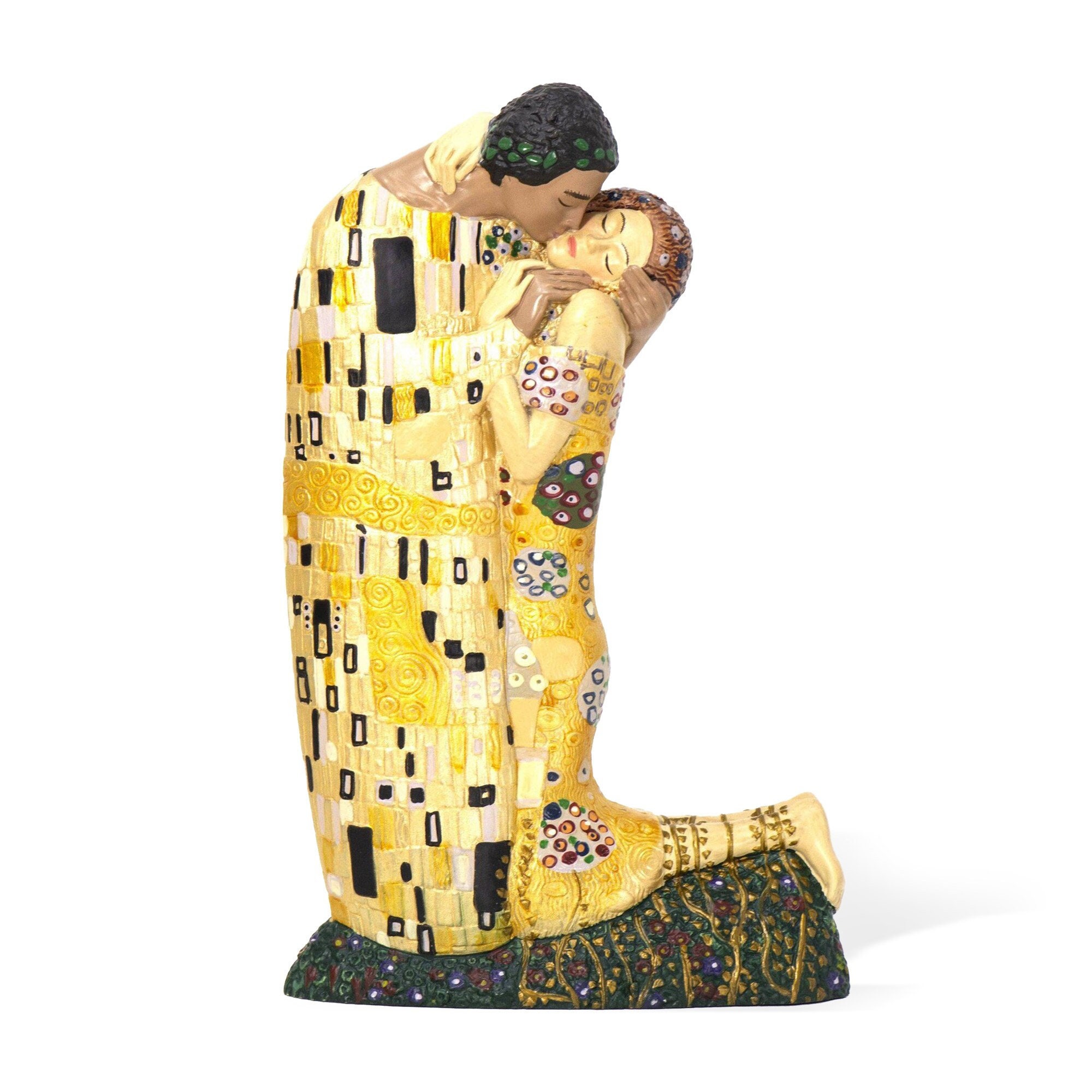 Klimt 【接吻】レプリカ クリムト「接吻」、立体レプリカ - 4.5 x 7.3 インチ、ギフトに