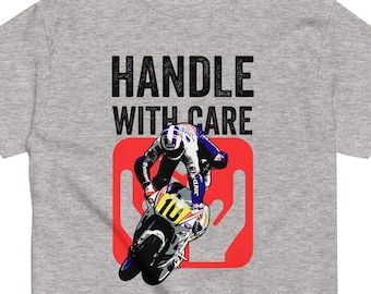 Handle With Care GP500, 2 stroke Racing, Highside, Golden Age of Racing ,classic tee