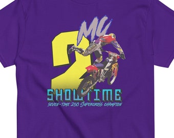 Série Moto Heroes, t-shirt classique MC2 Showtime Supercross Champion AMA