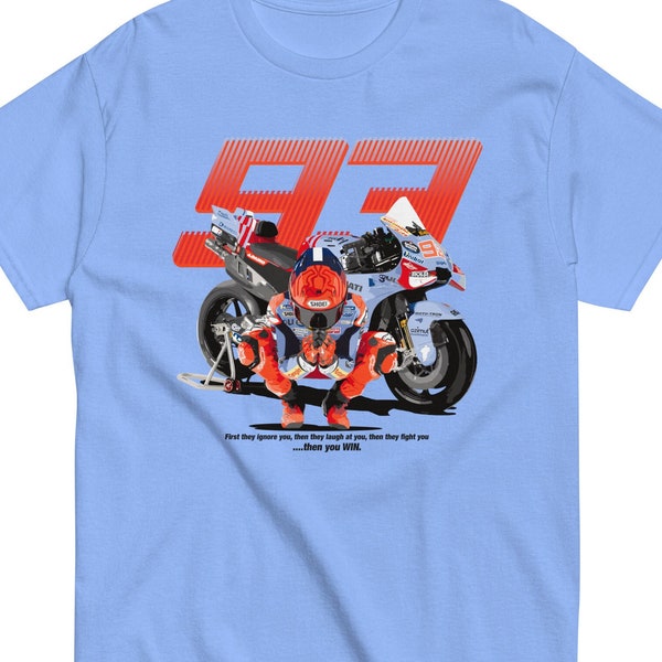 Marc Marquez 2024 Ready for Action, GP fighter, Road Racing, Grand prix MM93 T-shirt classique unisexe