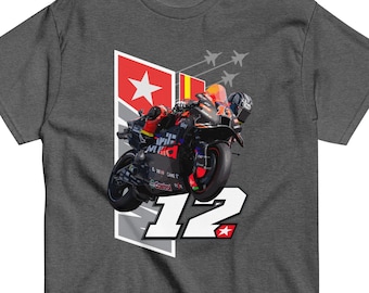 Série Moto Heroes, vainqueur du GP n°12 de Vinales, Cota, course sur route RSV, T-shirt classique 2024 pour homme