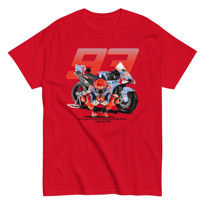 Marc Marquez 2024 Ready for Action, GP fighter, Road Racing, Grand prix MM93 Unisex  classic tee