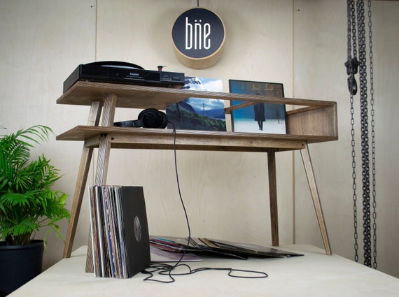 Liam Modern Wooden Record Player, Liam Sideboard Buffet Console Table