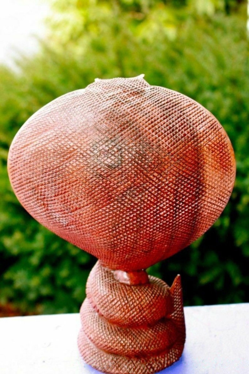 Carved Wood Cobra Snake Sculpture / Snake Zodiac Statue / Home Etsy