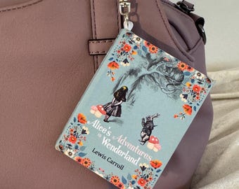 Purse Charm for Alice in Wonderland by Lewis Carroll - Miniature Printed Book