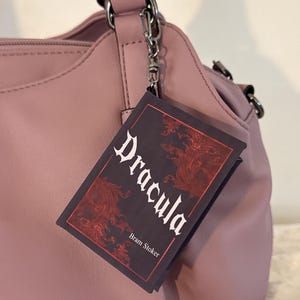 Purse Charm for Dracula by Bram Stoker - Miniature Printed Book