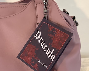 Purse Charm for Dracula by Bram Stoker - Miniature Printed Book