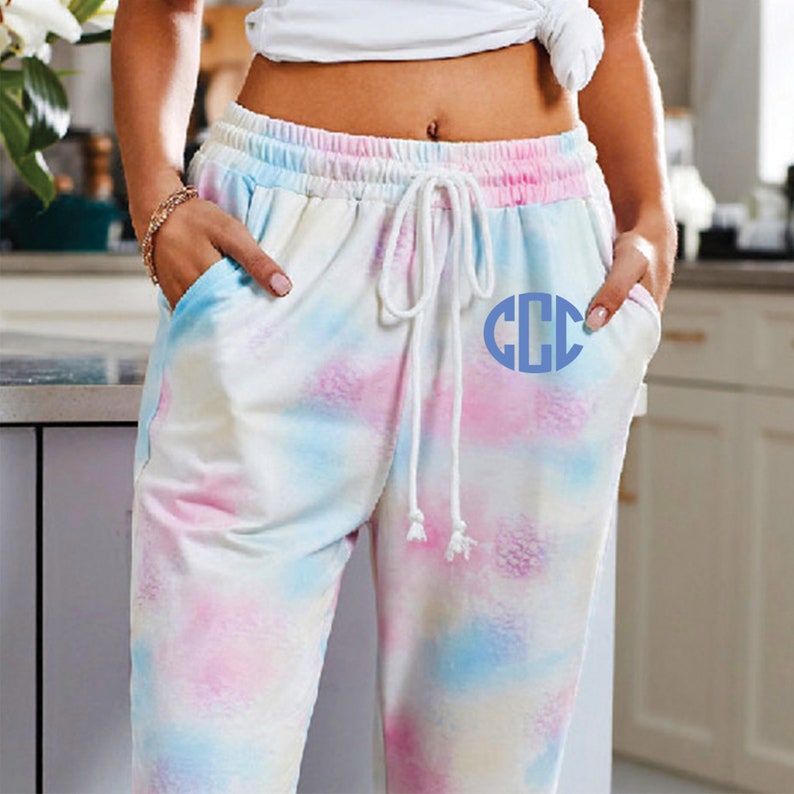 Tie Dye Sweatpant w Drawstring Multiple colors to choose | Etsy