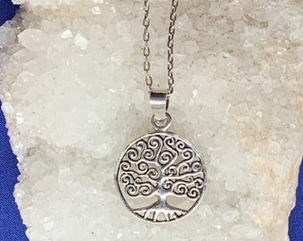 Tree of life pendant made with sterling silver