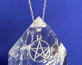 Pentagram pendant made with sterling silver for man's or woman's