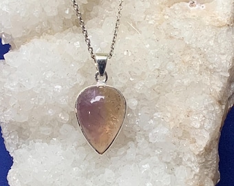 Ametrine pendant set with sterling silver