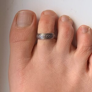 Toe rings or mid-fingers rings made with sterling silver image 10